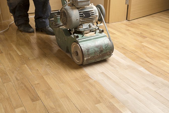 Sanding-floor